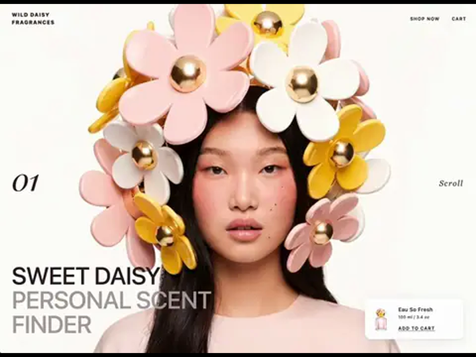 “Daisy Shop”｜来源 MotionSites｜原分类 网站｜参考缩略图