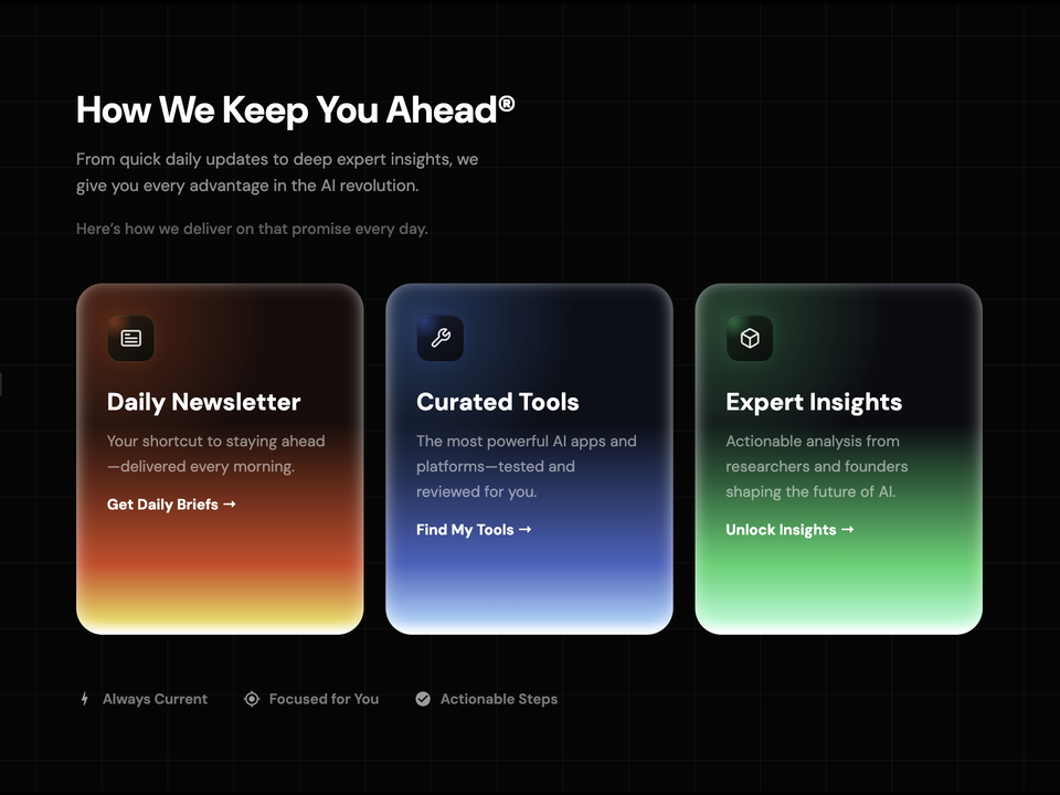 “Keep Ahead Features”｜来源 MotionSites｜原分类 区块
