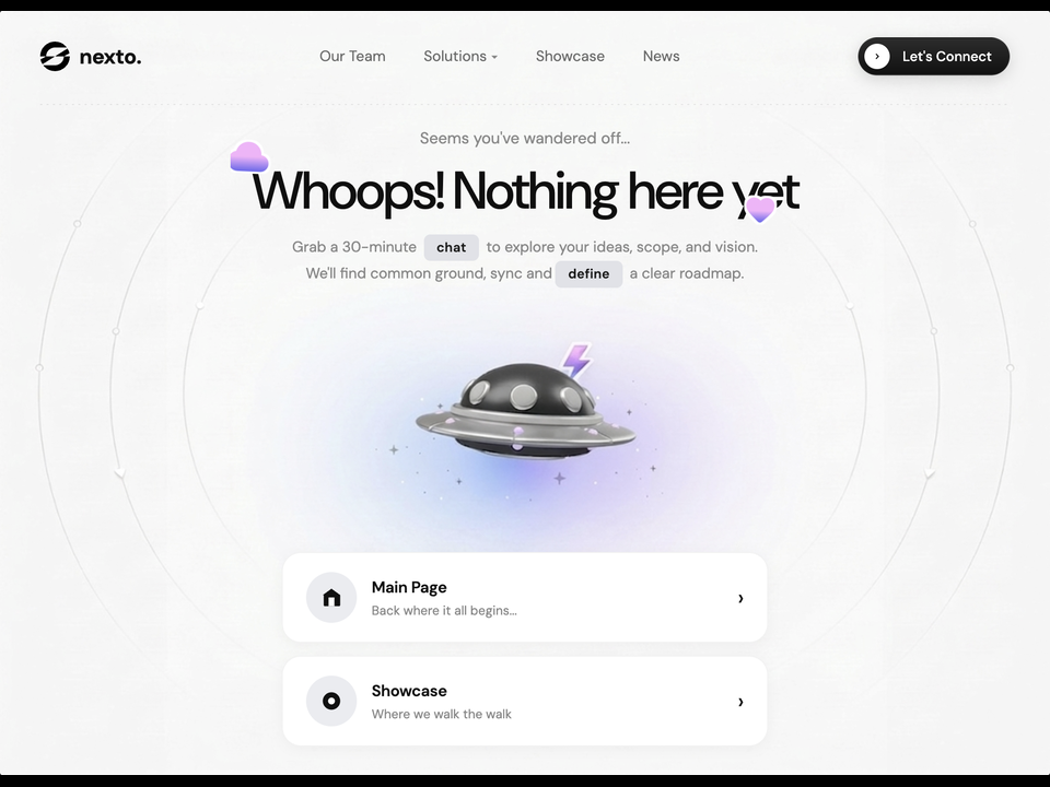 “Nexto 404”｜来源 MotionSites｜原分类 网站