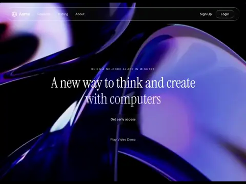 “No-Code Waitlist”｜来源 MotionSites｜原分类 网站｜参考缩略图